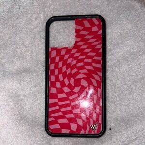 Wildflower Case (Checkered Swirl) 🩷✨